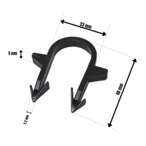 Boru Tutucu U Klips - 500 Adet Yerden Isıtma için - Görsel 2